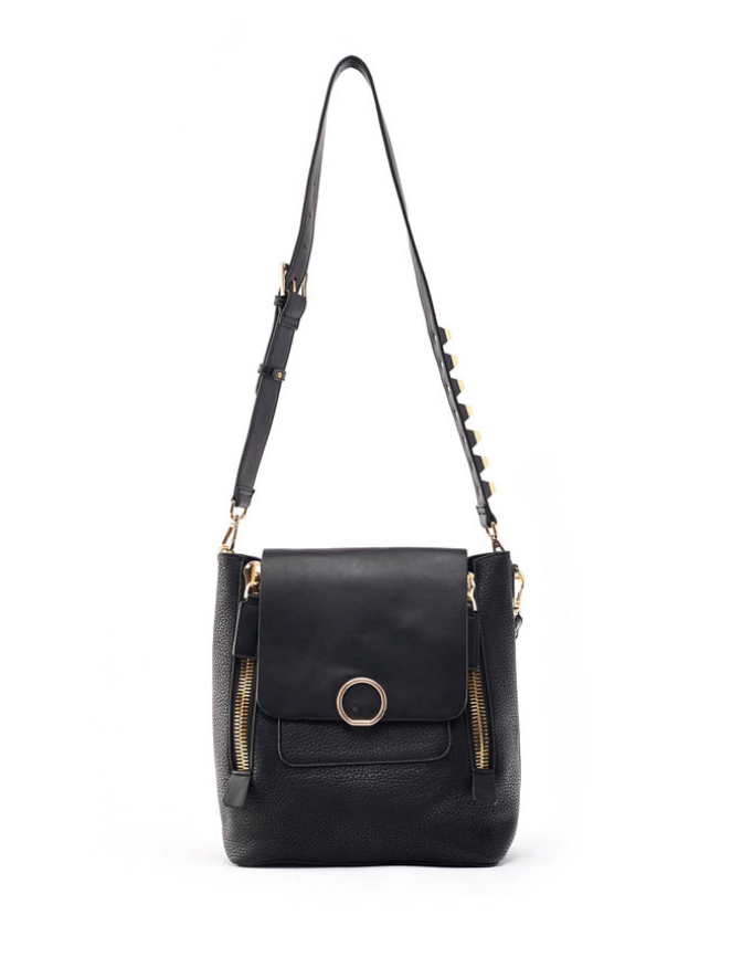 Zora Shoulder Handbag Black