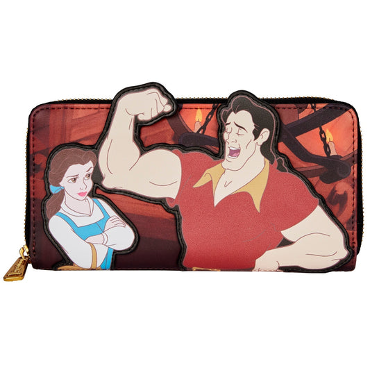 Loungefly Disney Villains Scene Gaston Zip-Around Wallet