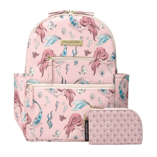 Petunia Pickle Bottom Ace Backpack in Disney's The Little Mermaid Print