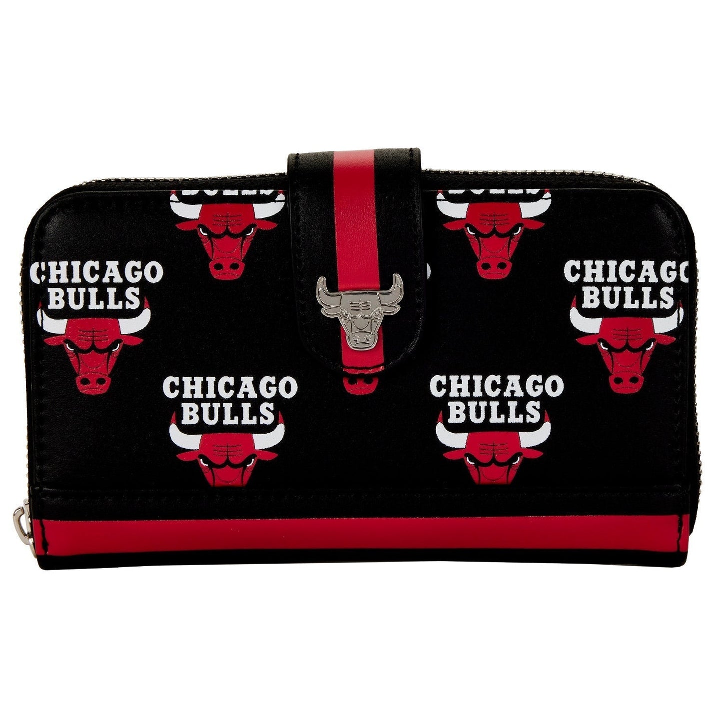 Loungefly MBA Chicago Bulls Logo Snap Wallet