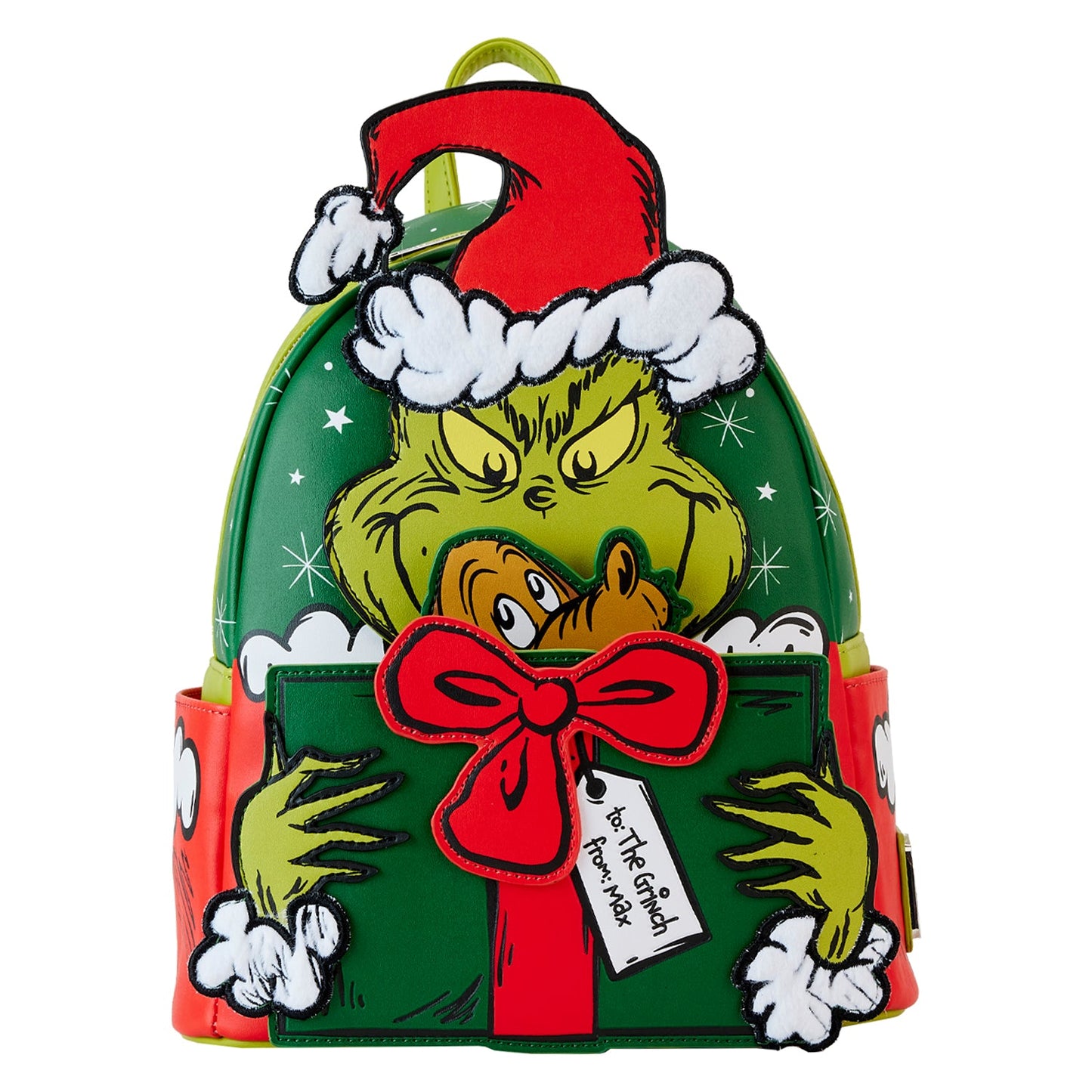Loungefly Dr. Seuss' How the Grinch Stole Christmas! Santa Cosplay Mini Backpack *PRE-ORDER ITEM*