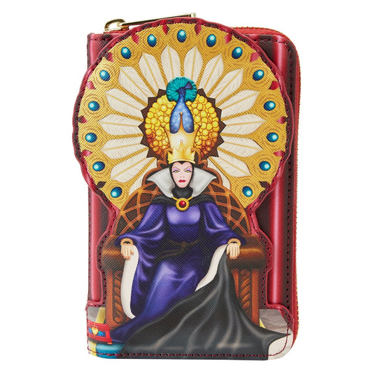 Loungefly Disney Snow White Evil Queen Throne Zip-Around Wallet