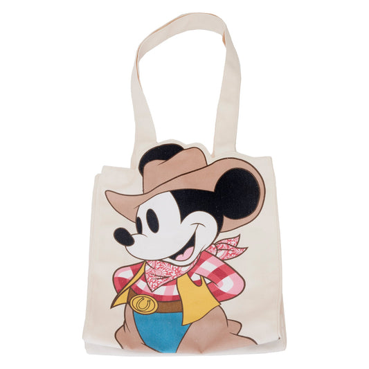 Western Mickey Mouse Canvas Tote Bag *PRE-ORDER ITEM*