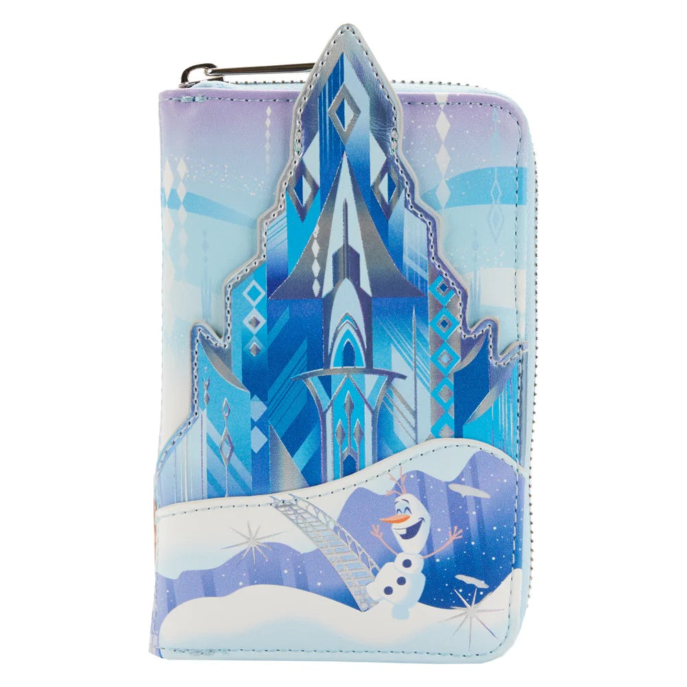 Loungefly Disney Frozen Princess Castle Zip-Around Walleti