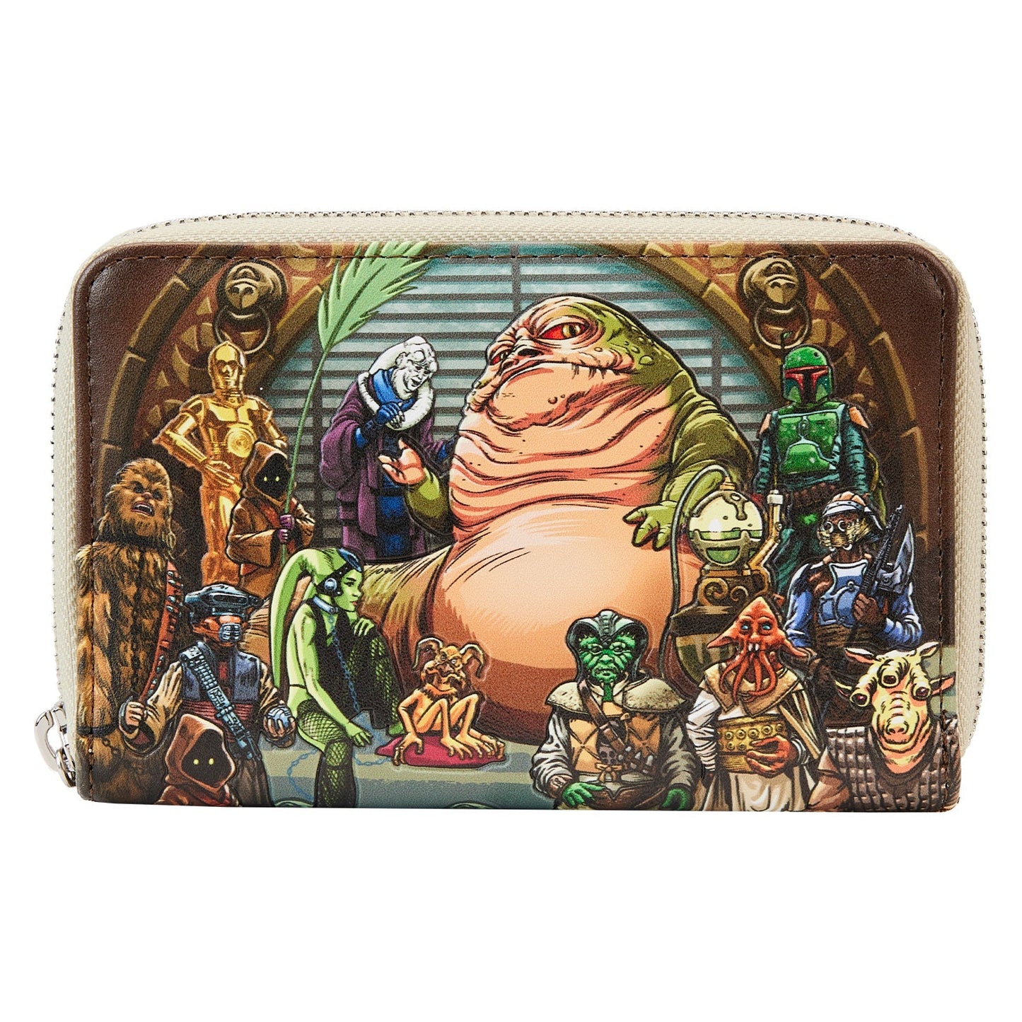 Loungefly Star Wars Return Of The Jedi 40th Anniversary Jabbas Palace Zip-Around Wallet