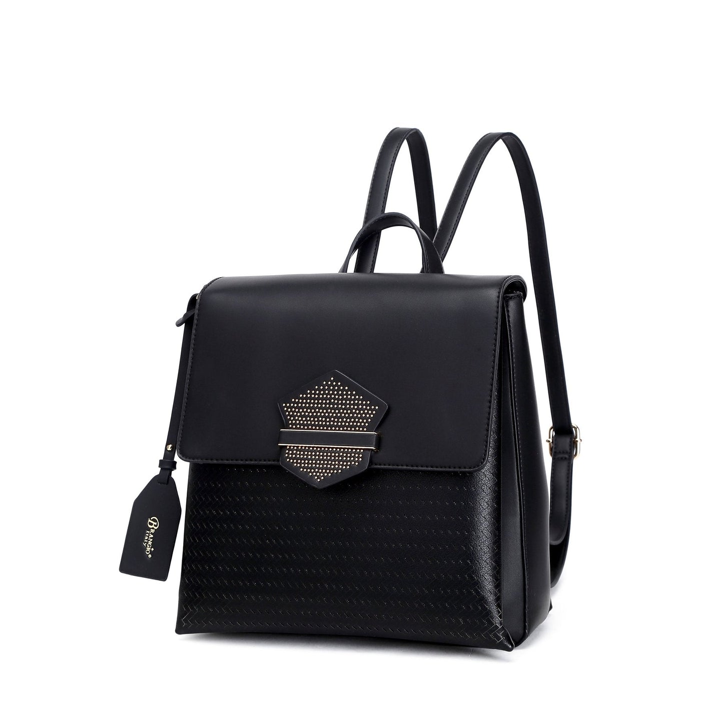 Chic Goddess Backpack Purse Black