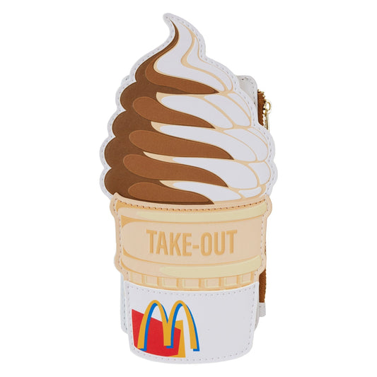 Loungefly McDonald's Soft Serve Ice Cream Cone Card Holder