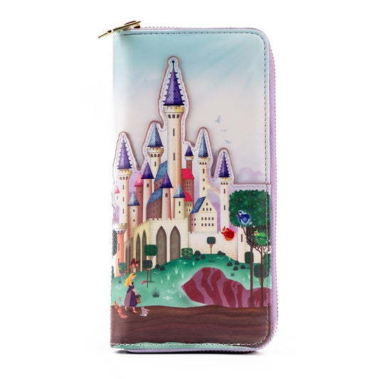 Loungefly Disney Princess Castle Series Sleeping Beauty Zip-Around Wallet
