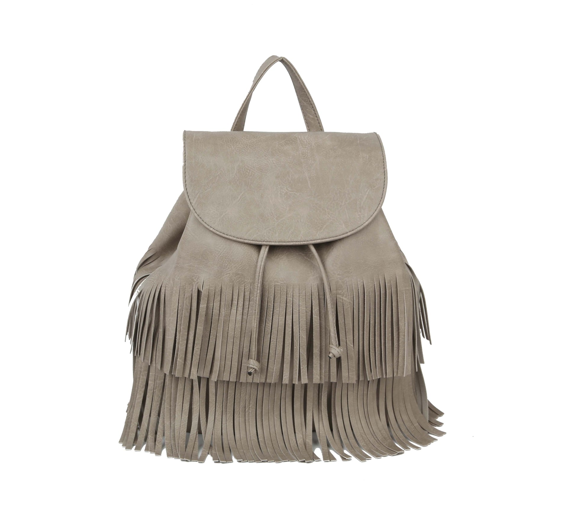 fringe backpack mini Chic Checklist In Iced Latte star studding Rebecca Minkoff Convertible Mini Julian