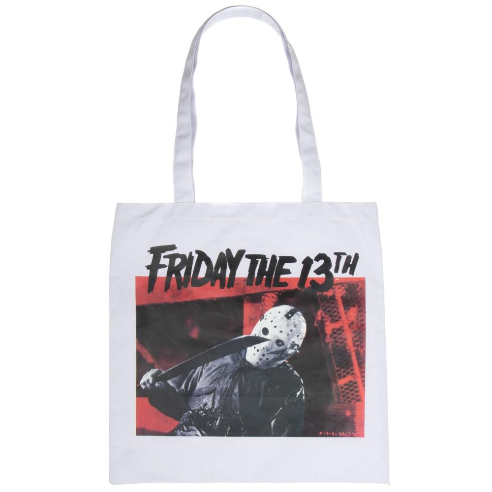 Friday The 13th Image Canvas Tote