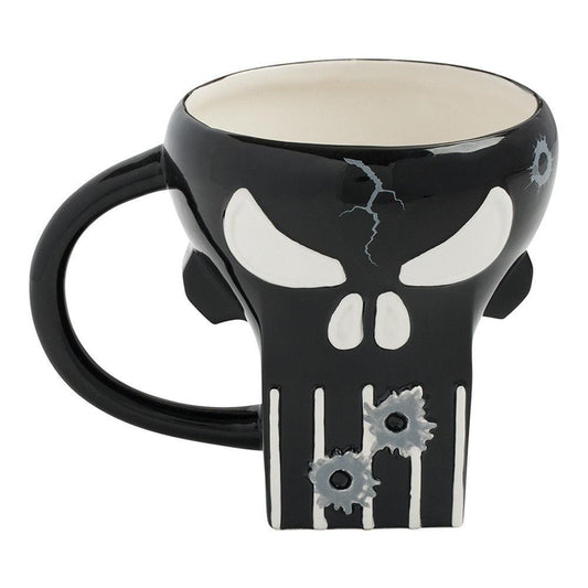 BioWorld Marvel Punisher 20 oz Sculpted Ceramic Mug