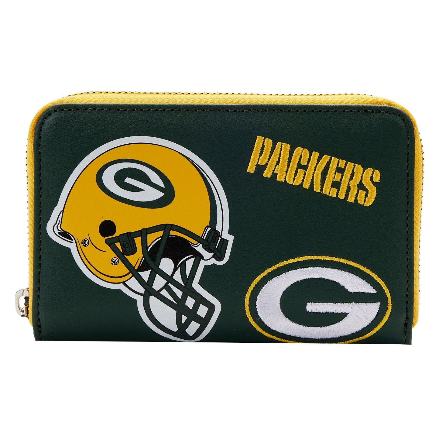 Loungefly NFL Green Bay Packers Patches Zip Around Wallet