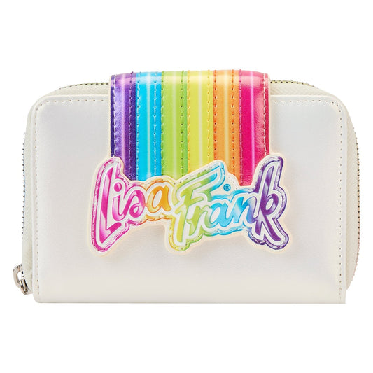 Loungefly Lisa Frank Rainbow Logo Zip-Around Wallet