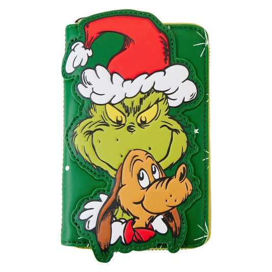 Loungefly Dr. Seuss' How the Grinch Stole Christmas! Santa Cosplay Zip-Around Wallet *PRE-ORDER ITEM*