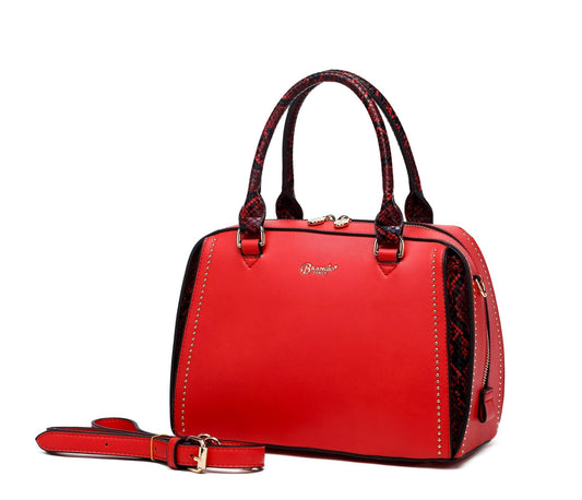 Serpa Medium Satchel Handbag Red