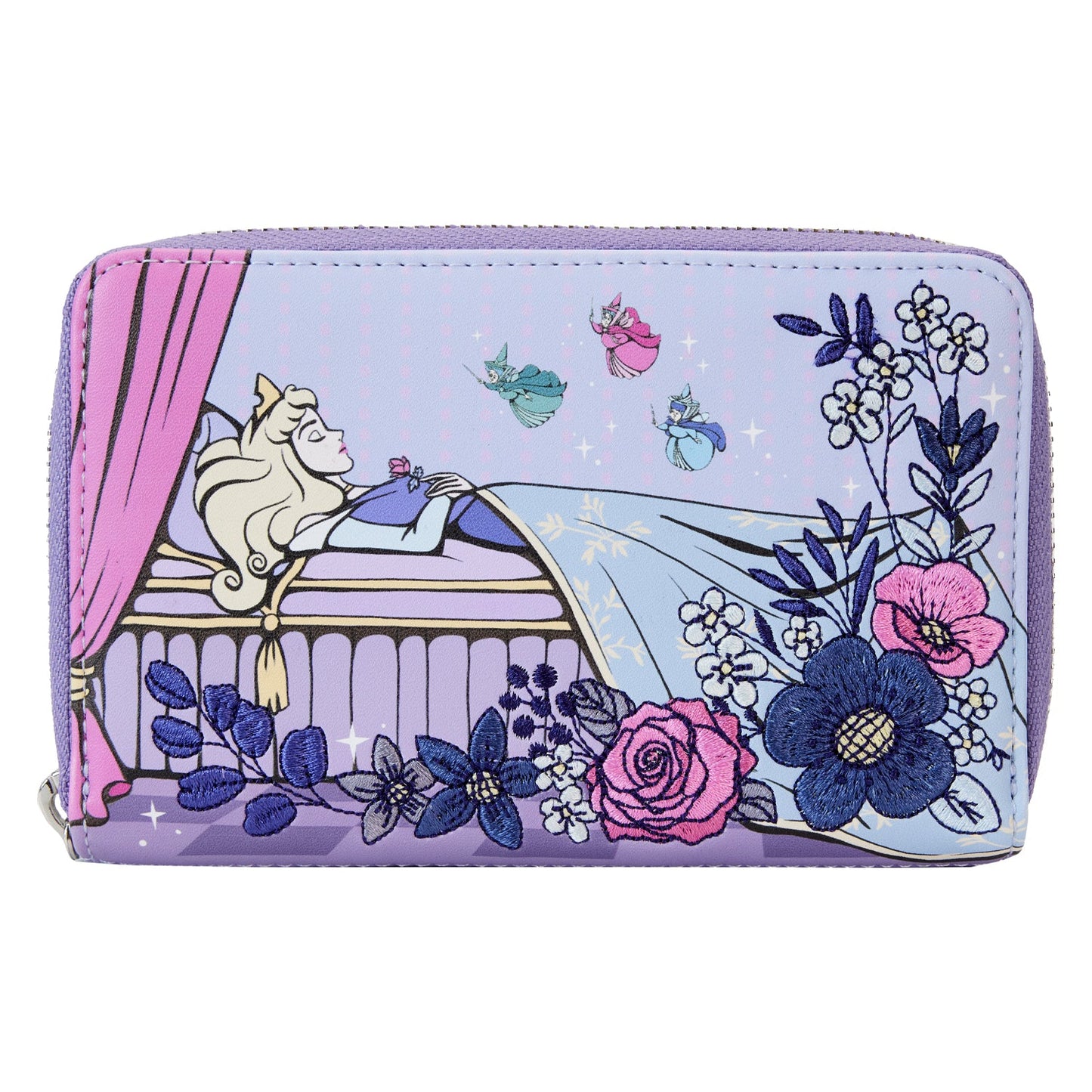 Sleeping Beauty 65th Anniversary Floral Scene Zip Around Wallet *PRE-ORDER ITEM*