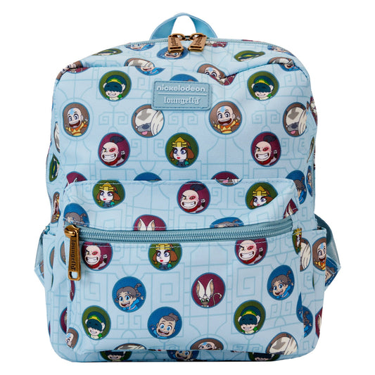 Loungefly Avatar: The Last Airbender All-Over Print Nylon Square Mini Backpack *PRE-ORDER ITEM*