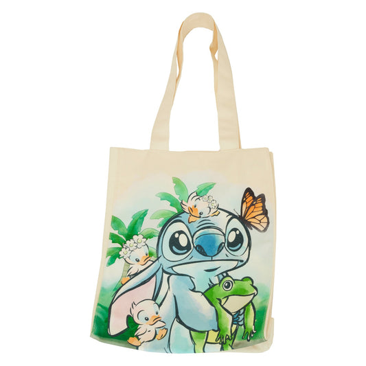 Loungefly Stitch Springtime Daisy Canvas Tote Bag *PRE-ORDER ITEM*