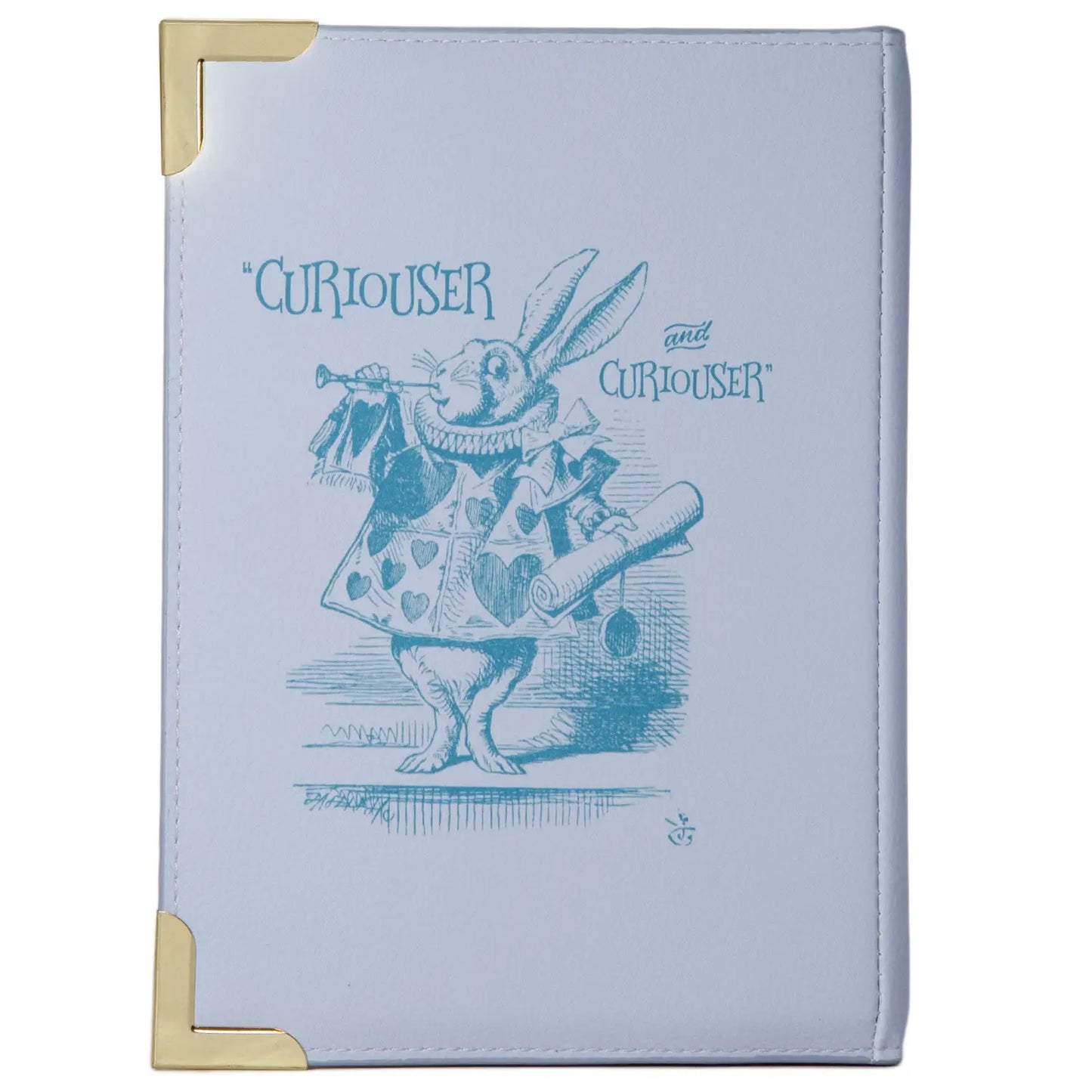 Well Read Alice In Wonderland Purple Book Crossbody Purse Small Bag