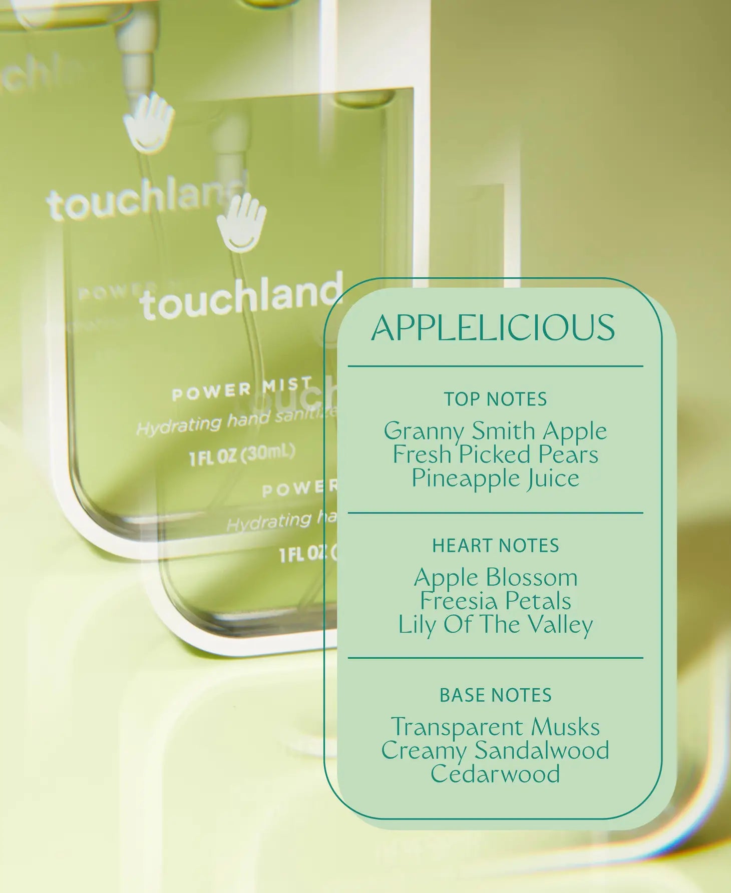 Touchland Hand Sanitizer Power Mist Applelicious