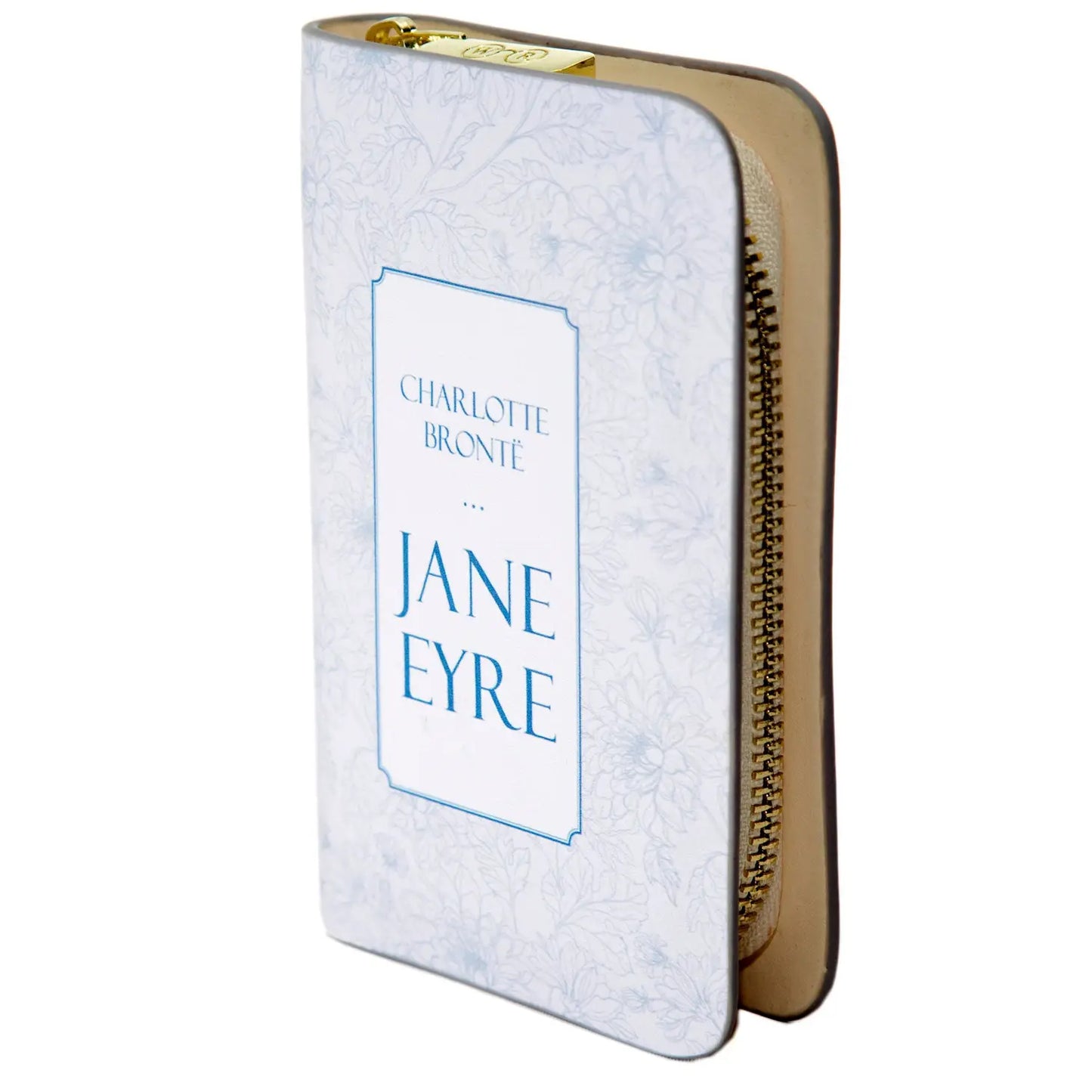 Well Read Jane Eyre Purple Book Zip-Around Wallet