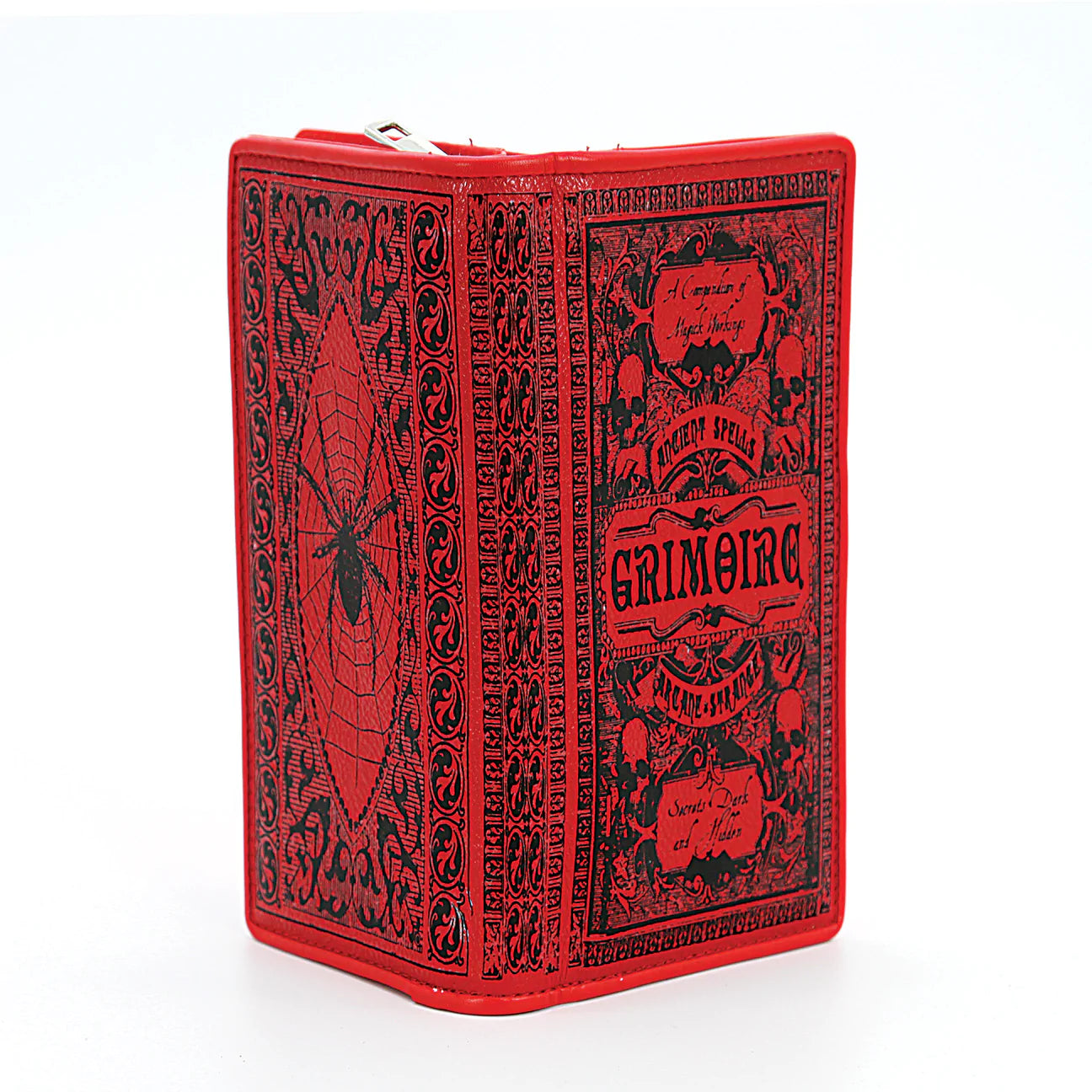 Grimoire Book Wallet Red