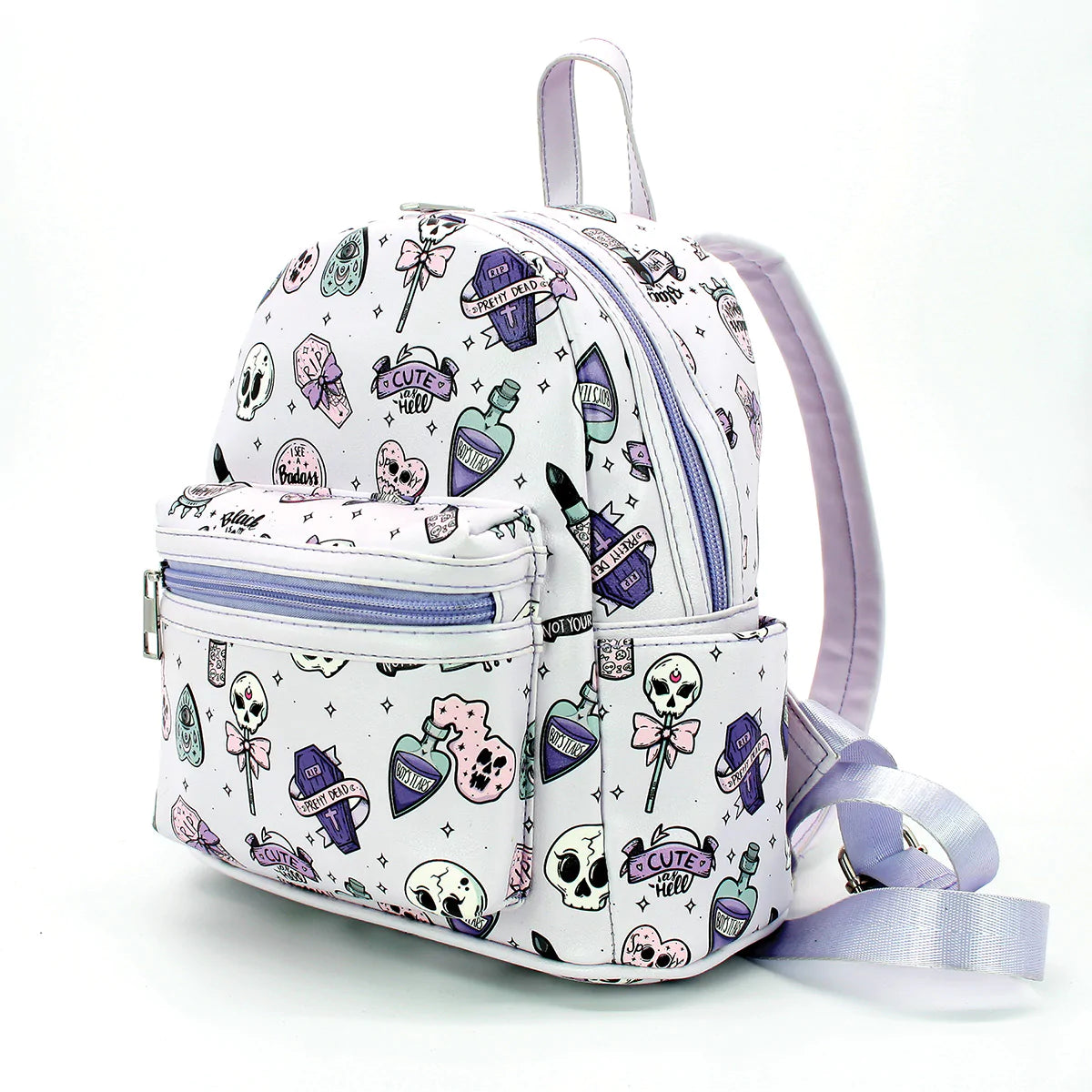 Spooky Girl Collage AOP Mini Backpack
