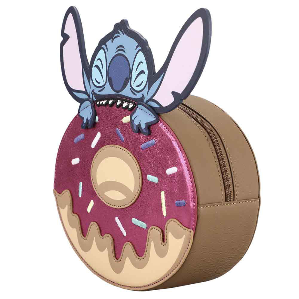 Bioworld Disney Stitch Sweet Tooth Die Cut Travel Cosmetic Bags