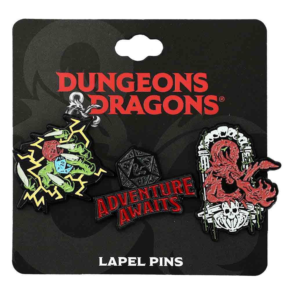 Bioworld Dungeons and Dragons Lapel Pin Set