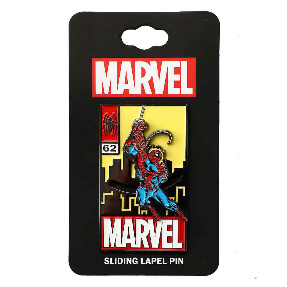 Bioworld Marvel Spider-Man Animated Sliding Lapel Pin