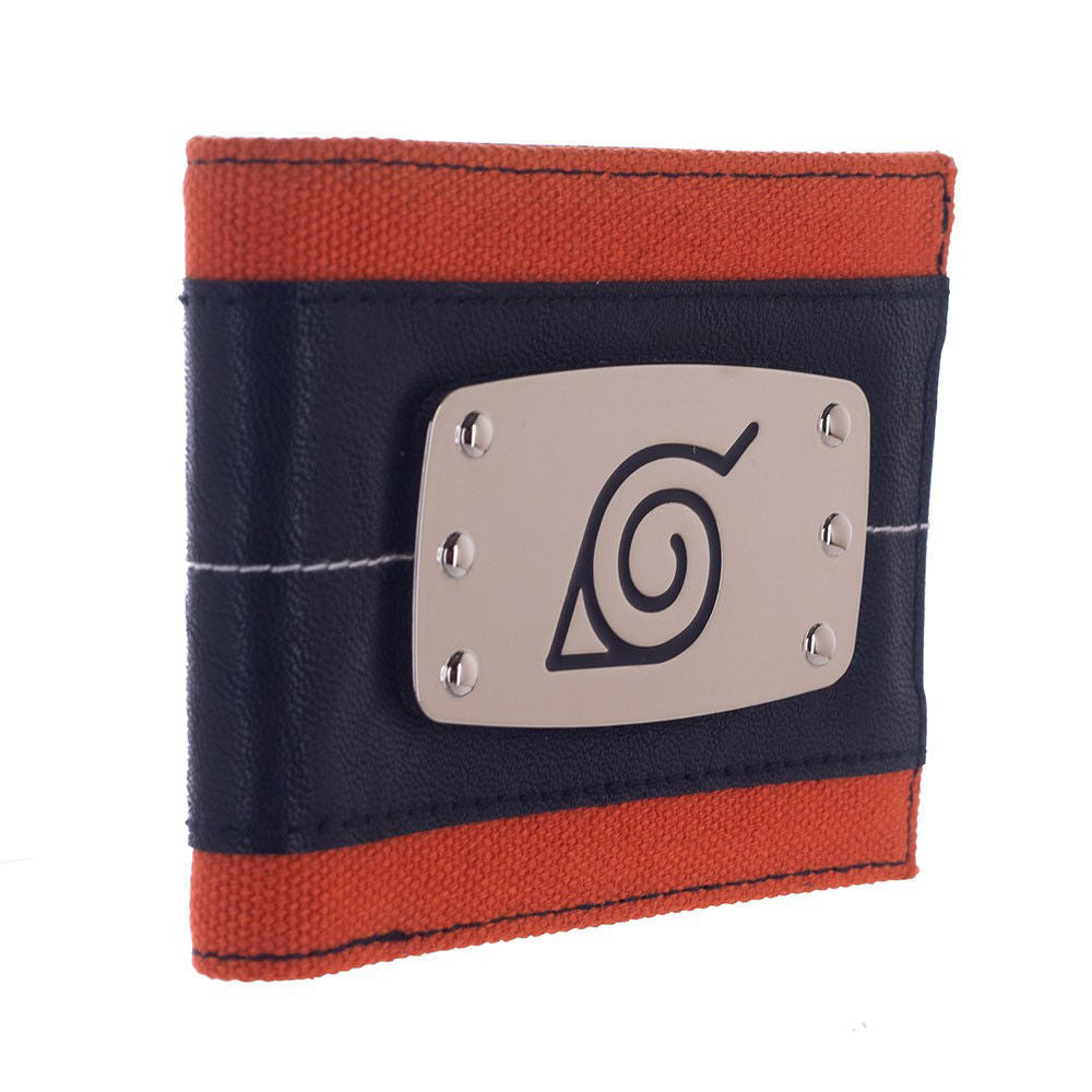 Bioworld Naruto Metal Badge Bi-fold Wallet