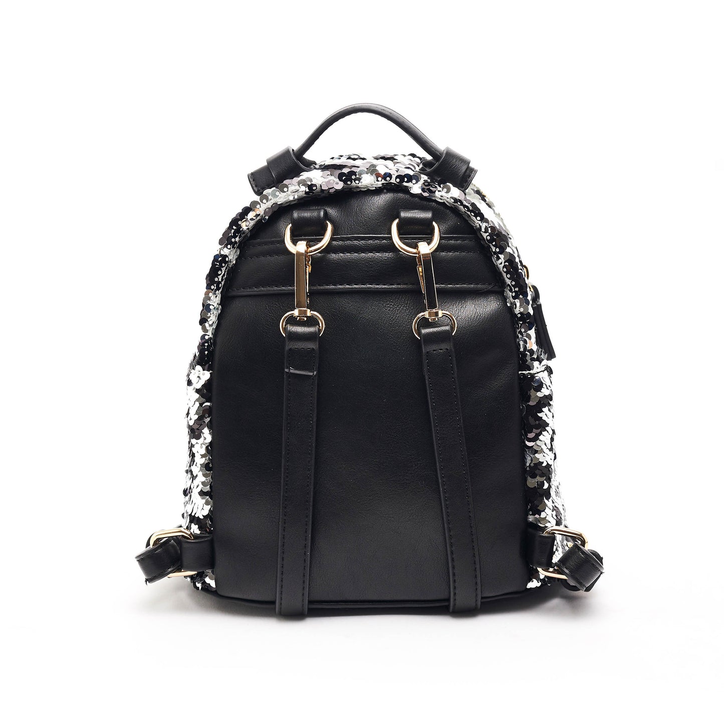 Sapphire Mini Backpack Purse Black