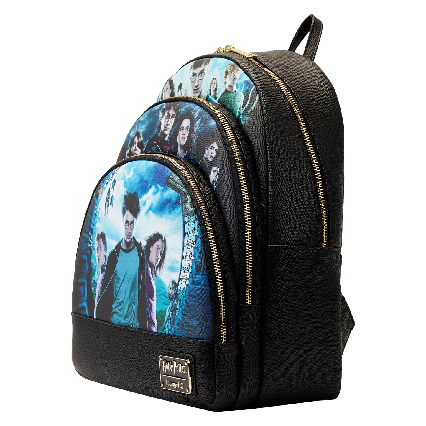 Loungefly Harry Potter Trilogy Series 2 Triple Pocket Mini Backpack