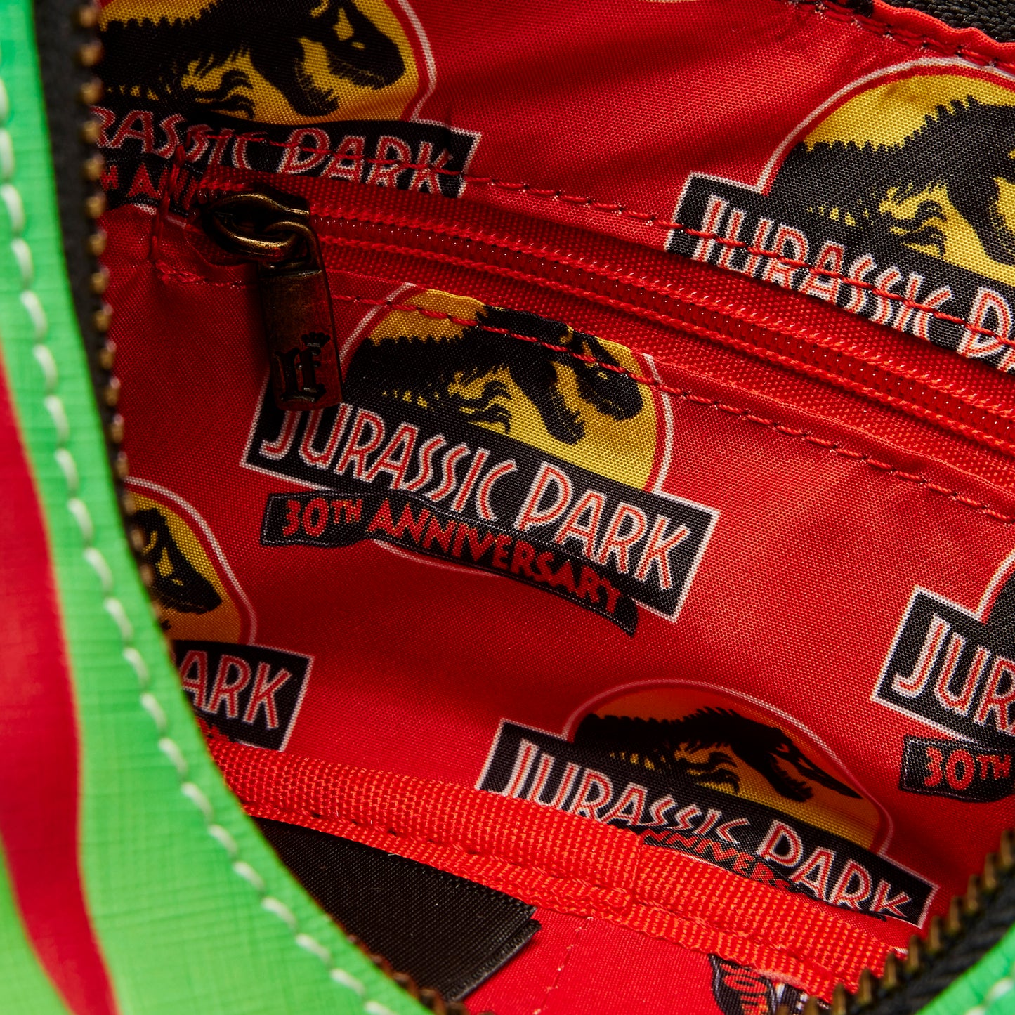 Loungefly Jurassic Park 30th Anniversary Life Finds A Way Crossbody Purse