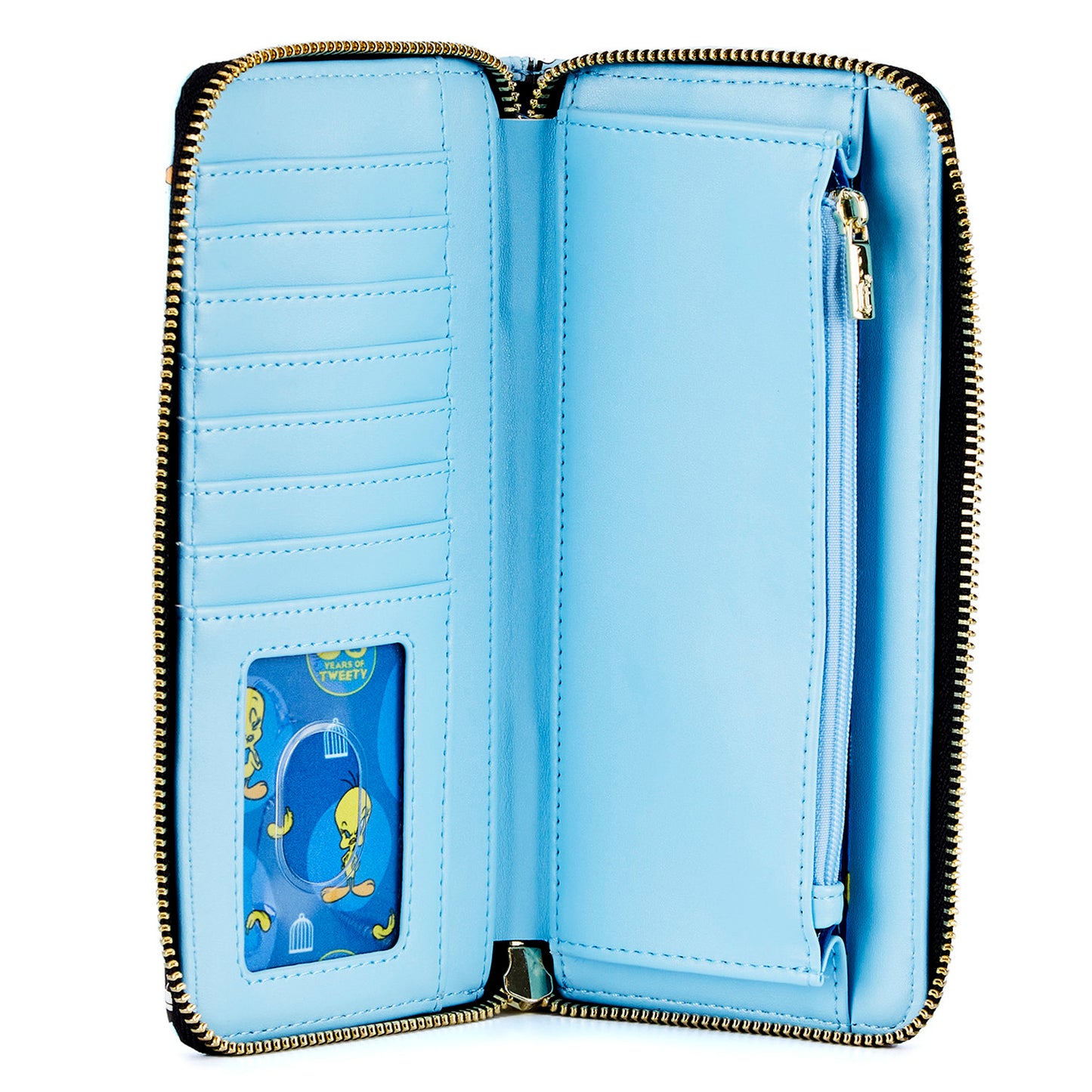 Loungefly Looney Tunes Tweety & Sylvester AOP Zip-Around Wallet