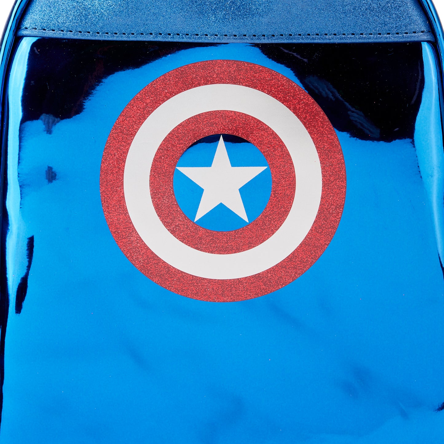 Loungefly Marvel Shine Captain America Cosplay Mini Backpack
