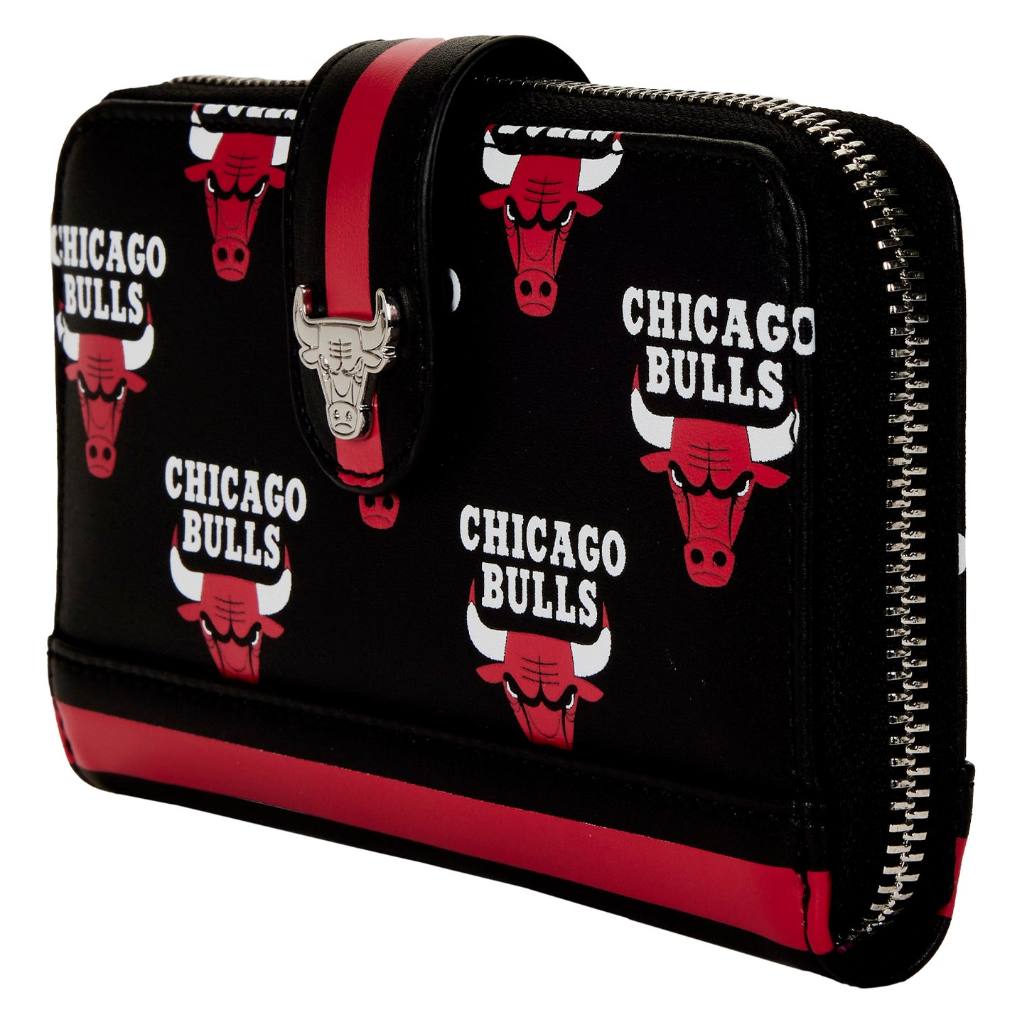 Loungefly MBA Chicago Bulls Logo Snap Wallet