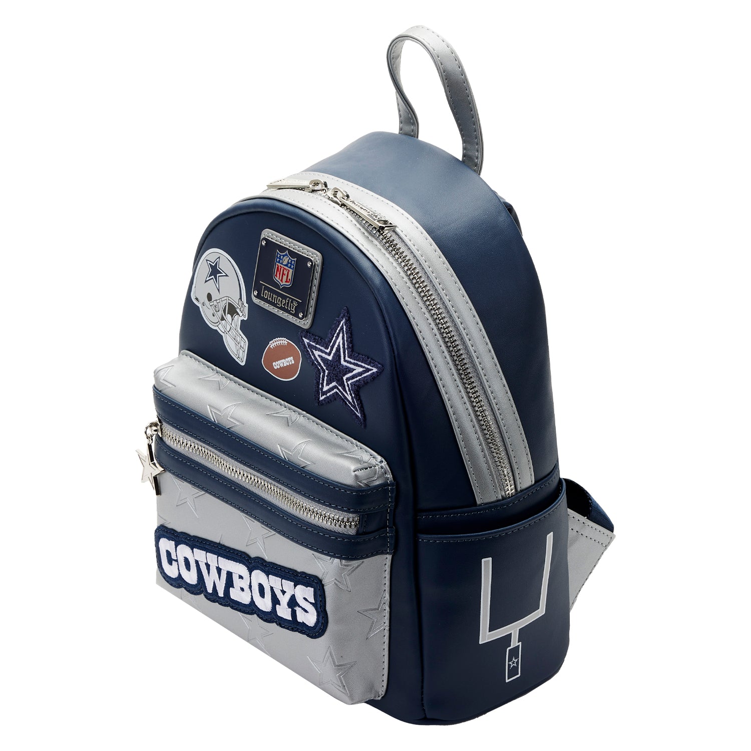 Loungefly NFL: Las Vegas Raiders Backpack with Patches