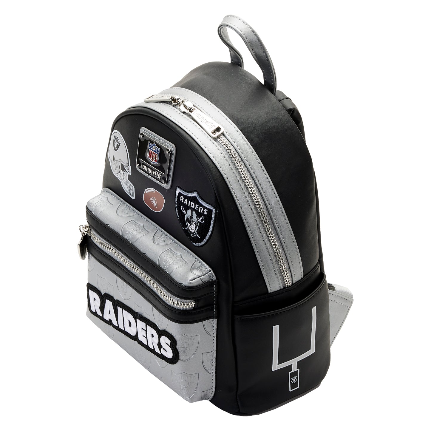 Loungefly NFL Las Vegas Raiders Patches Mini Backpack