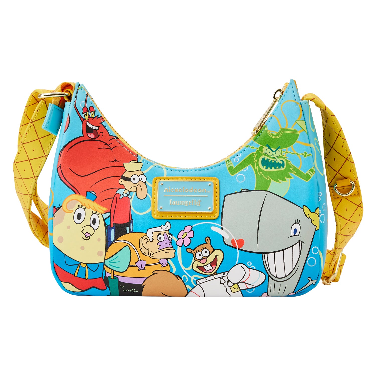 Loungefly Nickelodeon Spongebob Squarepants Group Shot Crossbody Purse