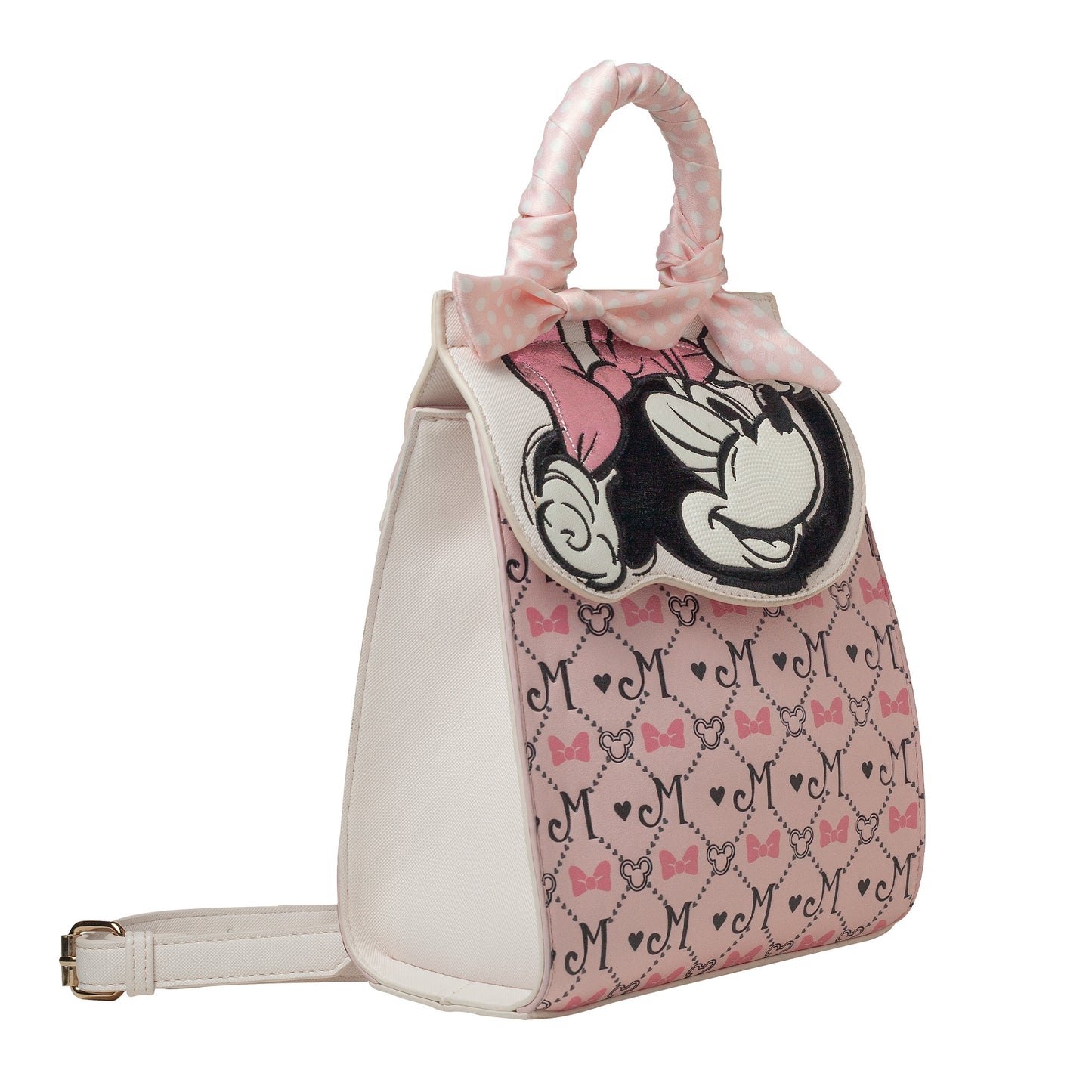 Disney Minnie Mouse Monogram Mini Backpack with Handle by Danielle Nicole