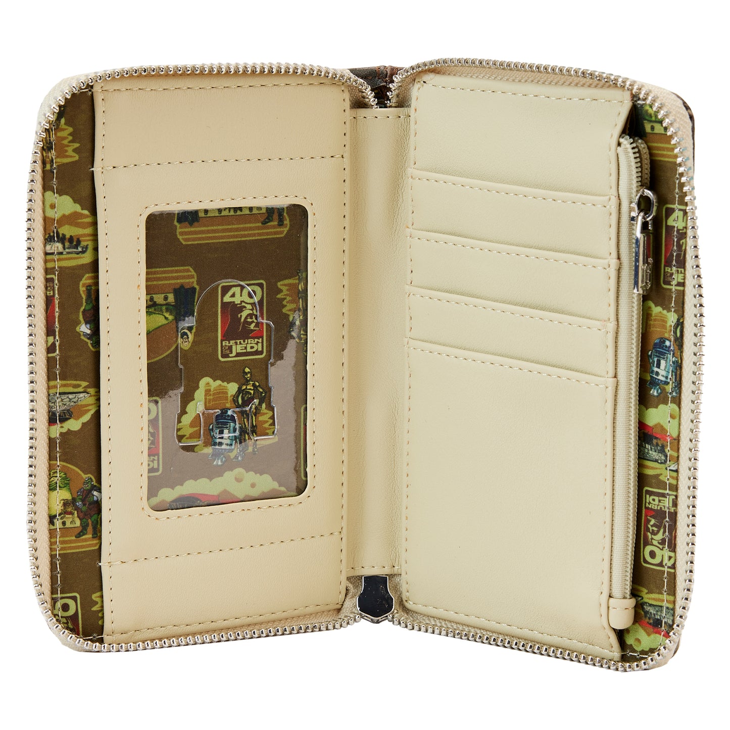 Loungefly Star Wars Return Of The Jedi 40th Anniversary Jabbas Palace Zip-Around Wallet