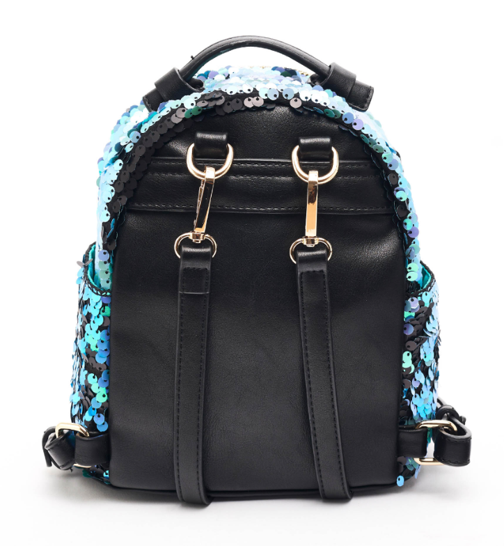 Sapphire Mini Backpack Purse Teal