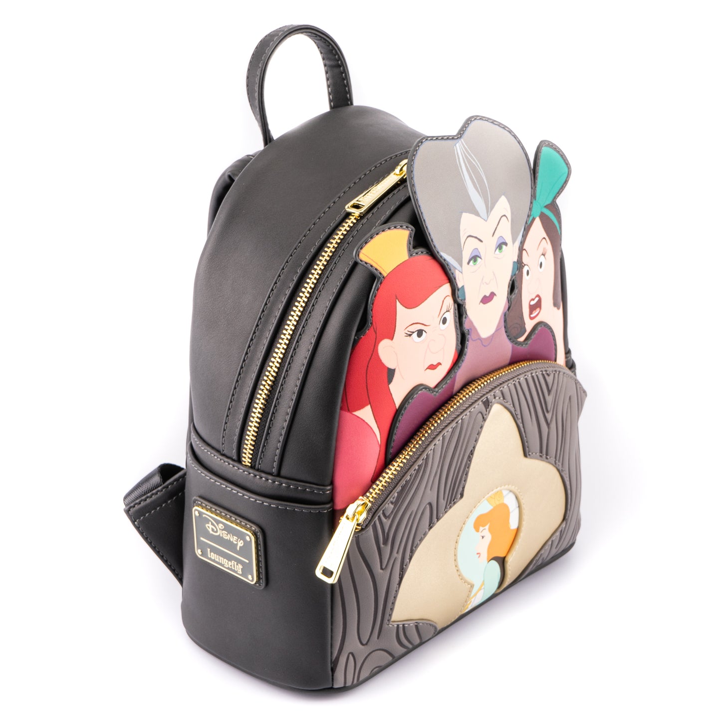 Loungefly Disney Villains Scene Evil Stepmother And Stepsisters Mini Backpack
