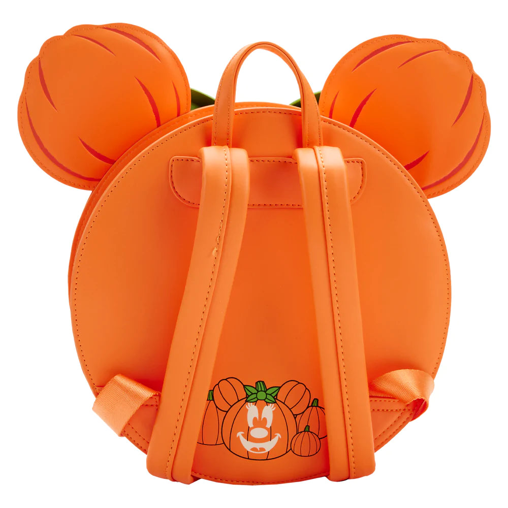 Loungefly Minnie Mouse Glow in the Dark Pumpkin Mini Backpack