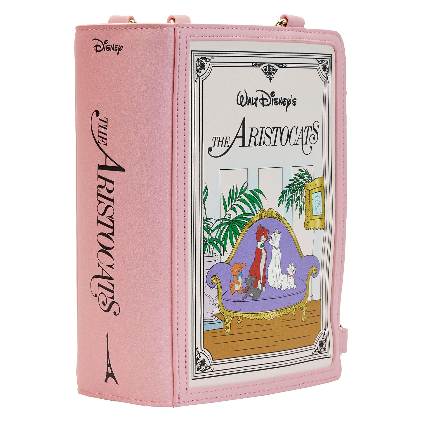 Loungefly Disney Classic Book The Aristocats Convertible Crossbody Purse