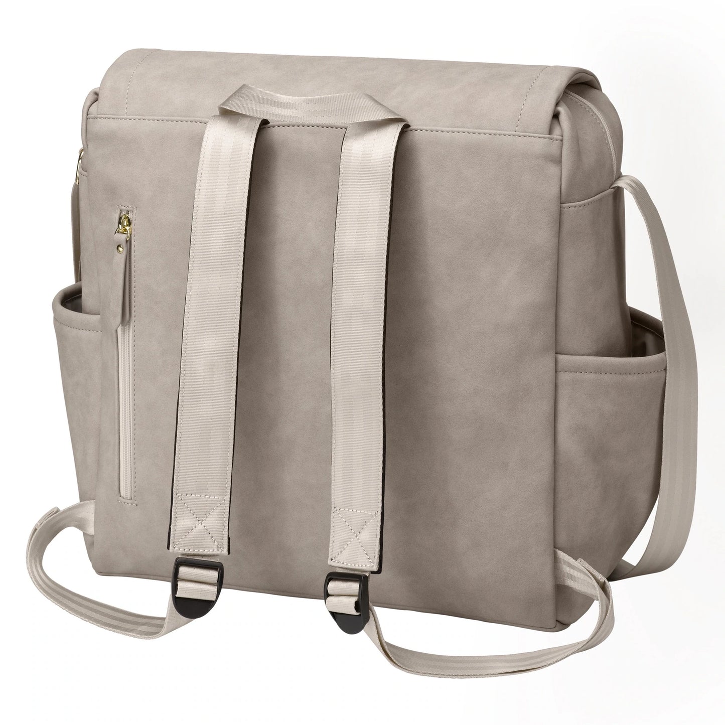 Petunia Pickle Bottom Boxy Backpack In Grey Matte Leatherette
