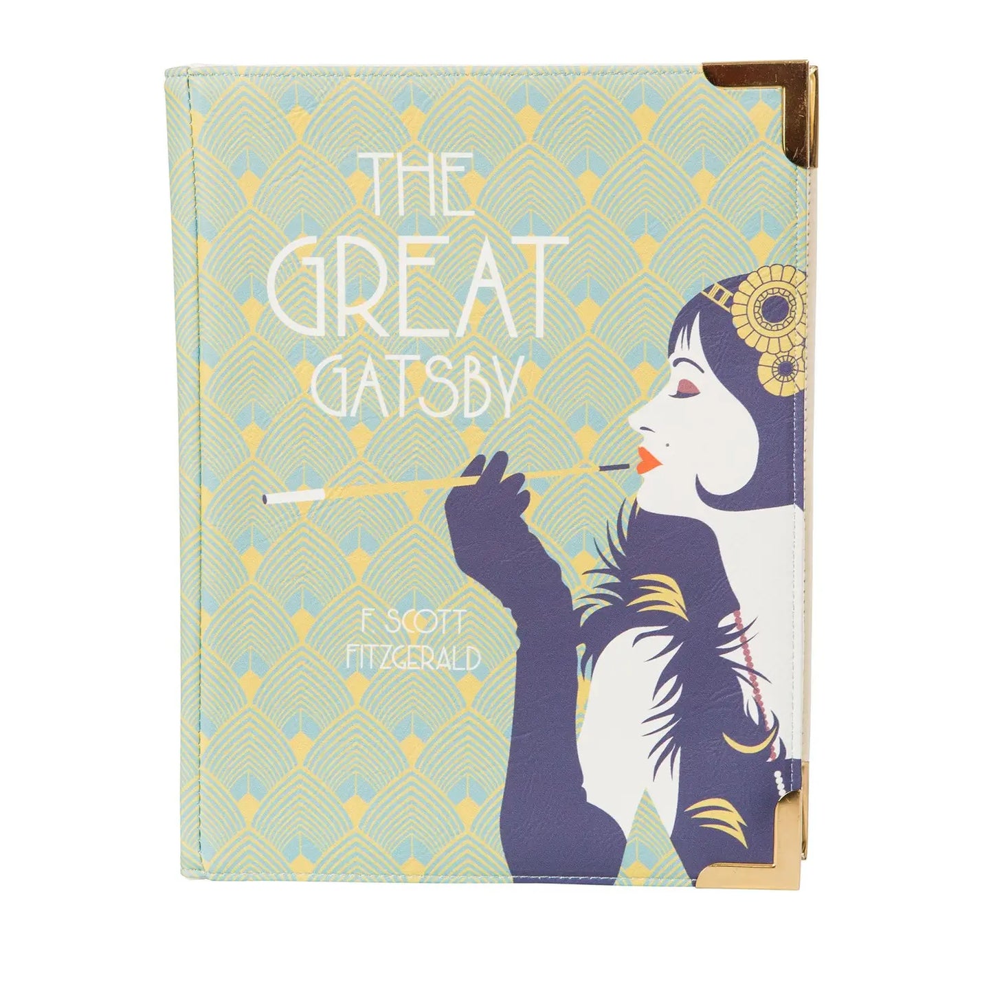 The Great Gatsby Lady Book Crossbody Purse Large Bag