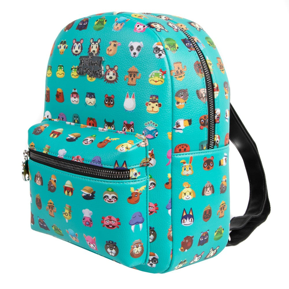 Bioworld Animal Crossing Character AOP Print Mini Backpack