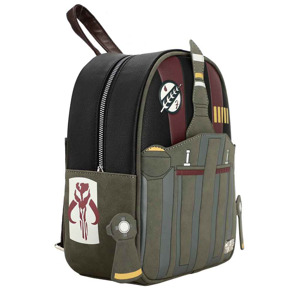Bioworld Star Wars Boba Fett Jett Pack Mini Backpack – Adorn Purse & Co